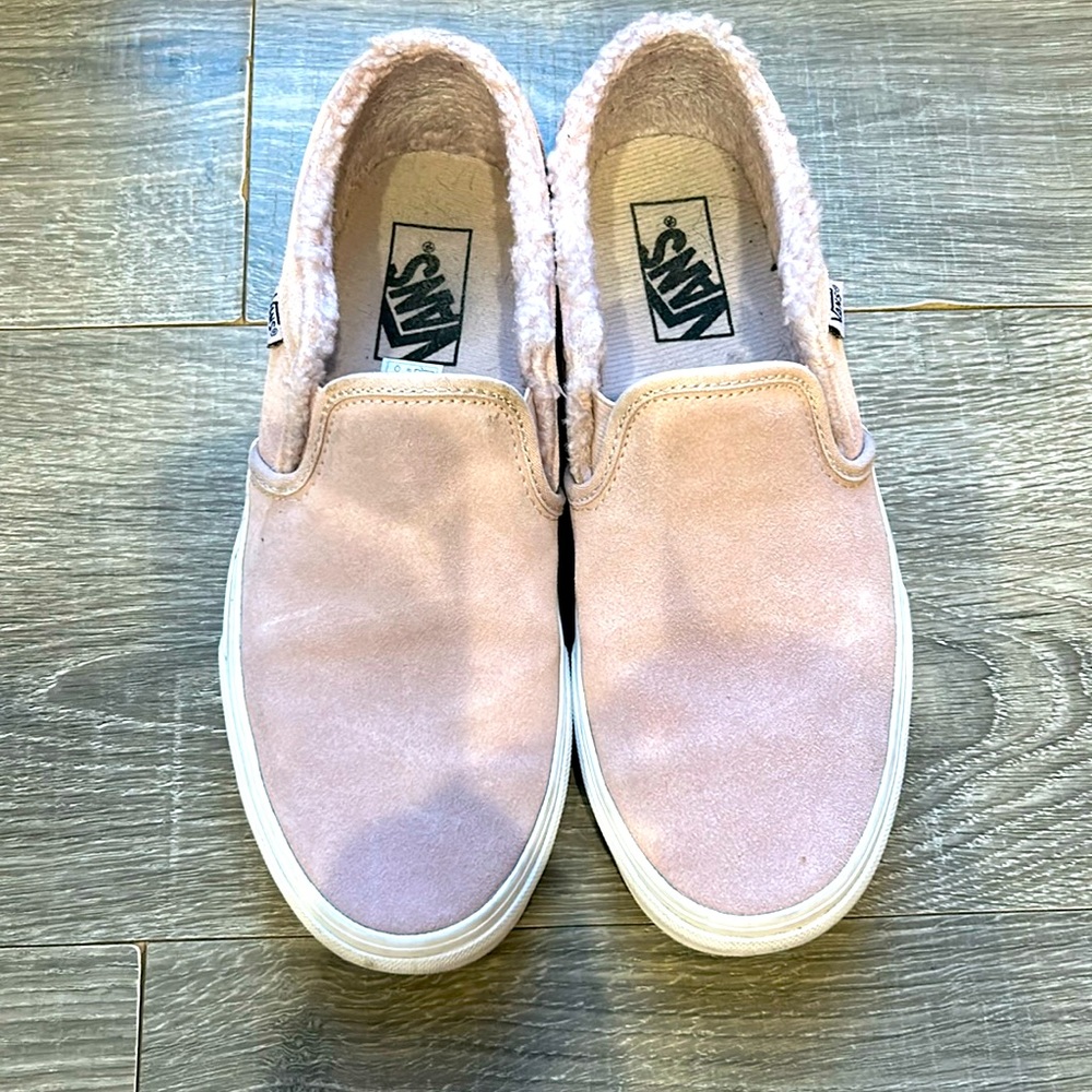 Vans Sherpa liner slip in sneakers size 8 women’s
